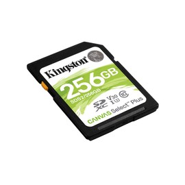 Kingston 256GB SDXC Canvas Select Plus 100R C10 UHS-I U3 V30 (SDS2/256GBCR)