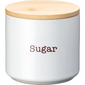 Ishigaki DL 4351 Sugar Pot, White, 10.1 fl oz (300 ml), Seasoning Container, Gasket, Moisturizing Effect, Keeps Dry, Diameter 3.7 x 3.5 inches (9.5 x 9 cm)