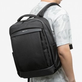 Black business backpack unisex carrier combination bag Black