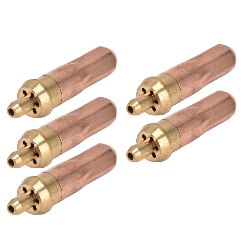 5Pcs Acetylene Cutting Tip Welding Torch Nozzle Accessory Tool Set