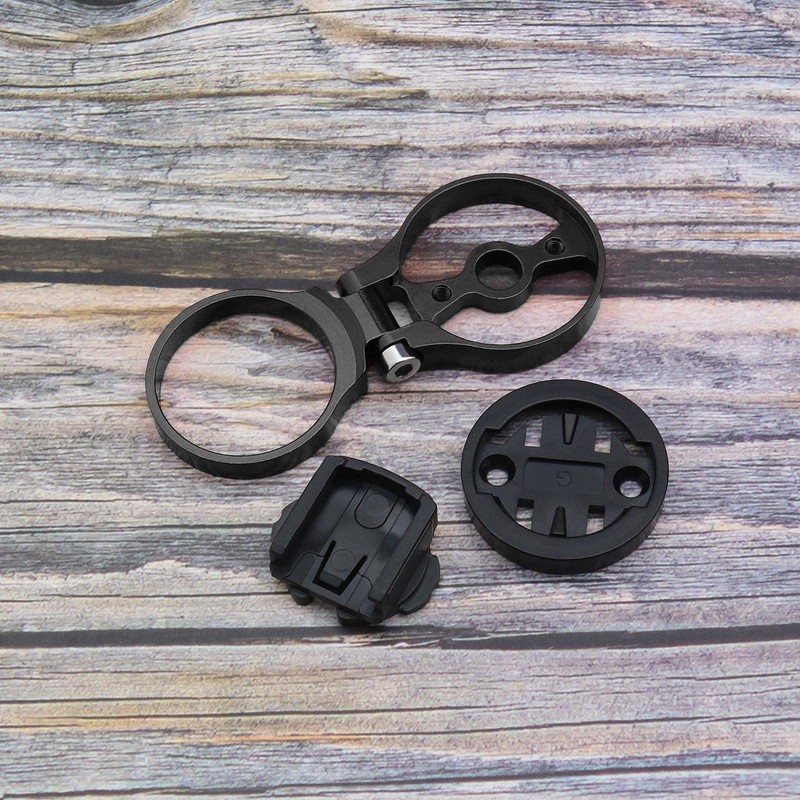 ECSiNG Adjustable Bicycle Stem Computer Mount Compatible with Garmin Edge