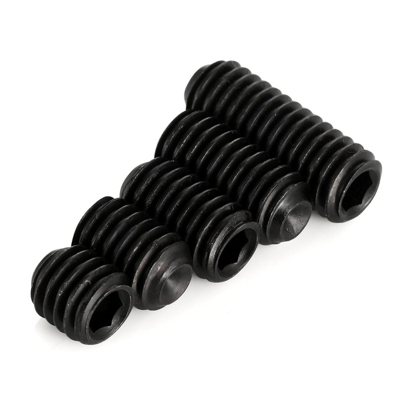 #10-24 x 1/2" Grub Screws Internal Hex Head Allen Drive