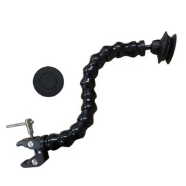 Wheelchair Flexi Phone Holder- Easy Fasten Clamp and Magnetic Patch for device (Standard)