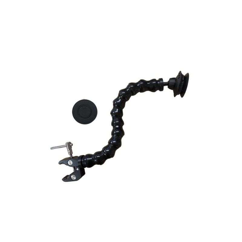 Wheelchair Flexi Phone Holder- Easy Fasten Clamp and Magnetic Patch