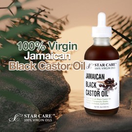Star Care 100% Virgin Jamaican Black Castor Oil 4oz/ 120ml (Lavender)