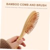 Vaguelly 3Pcs Bamboo Scalp Massage Comb Static Hair Brush for