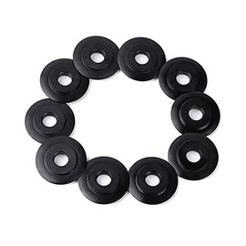 Chironal 10Pcs Black 3x18mm Tube Cutter Blades for Copper Steel Iron Plastic Aluminum Tube Pipe Cutting Tool Cutting Blade Replacement