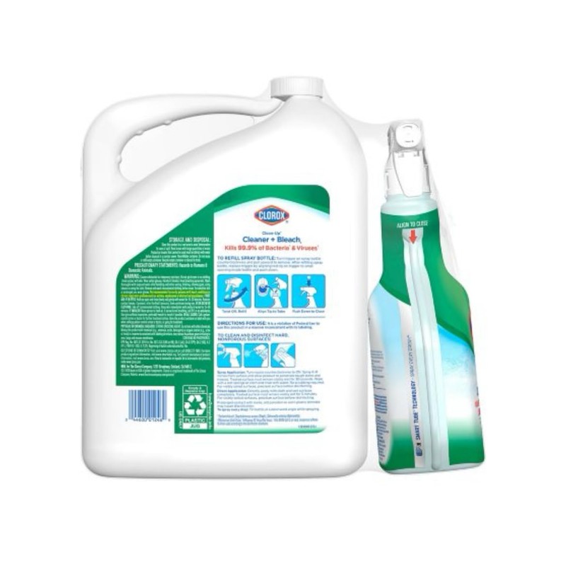 Clorox Cleaner Spray/Bleach and Refill Combo, 212 Fluid Ounce