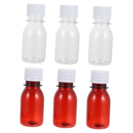 Ciieeo 20pcs Graduated Laboratory Reagent Bottles Pet and Plastic Chemical Bottles for Precise Measurement Home School and Lab Use
