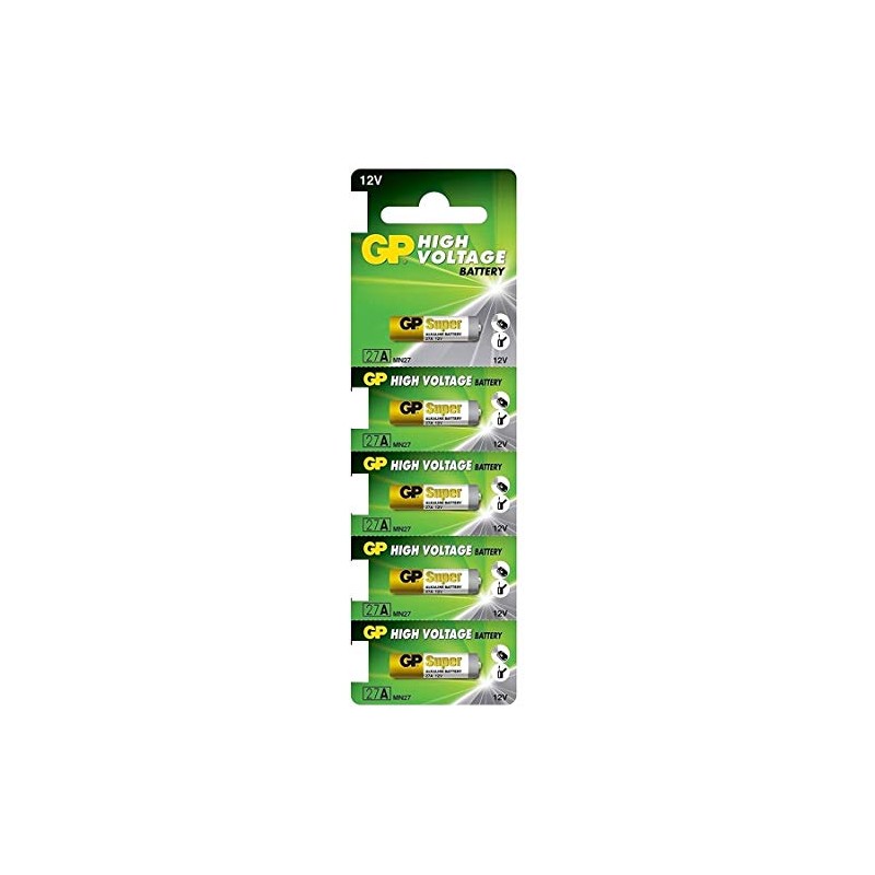 GP 27A Alkaline Battery 12V (Pack of 2)