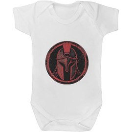 Azeeda 18-24 Month 'Spartan Helmet Front View' Baby Grow/Bodysuit (GR00144150)