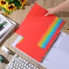 SJBAUTYO 20 Folder Dividers, Part Index for A4 Folders, Suitable