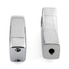 Topteng 3.5 Inch Billet Chrome 1 Inch Bars Riser Pull