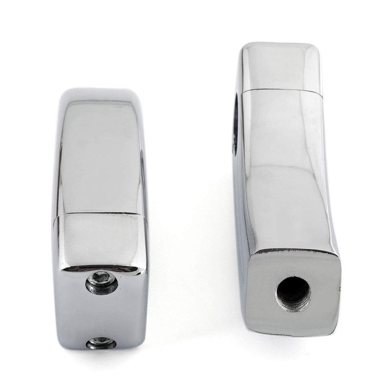 Topteng 3.5 Inch Billet Chrome 1 Inch Bars Riser Pull