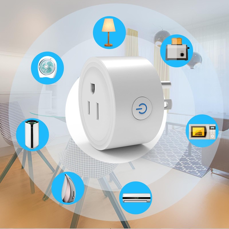 Mengshen 4 Pack WiFi Smart Plug Mini Outlet Socket with