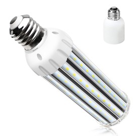 YGS-Tech Super Bright 54W LED Corn Light Bulb, E26/E39 Large Mogul Base, 6500K Daylight White, 400 Watt Equivalent for Indoor Large Area Lighting, Garage Factory Warehouse Backyard, HID, HPS