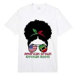 Afro Hair St Kitts Heritage American Grown Kittitian Roots Comfort Colors Adult Heavyweight T-Shirt