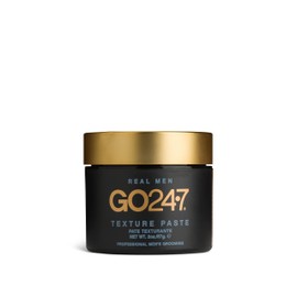 GO247 Texture Paste - Strong Hold, Matte Finish Styling Paste for Men - Adds Volume, Texture & Definition - Long-Lasting Control Without Shine - Ideal for All Hair Types, 2 Oz