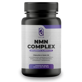 NAIMA NMN Complex, 60 Cápsulas | Suplemento Alimenticio con Resveratrol, Semillas de Uva, Vitaminas y Minerales | Puro, de Origen Natural | Vida Activa y Bienestar General| Sin Aditivos