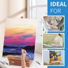 Falling in Art Wooden Tabletop Easel, Solid Wood Sketchbox Desktop