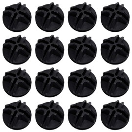 Conectores de Plástico, 30 Piezas Conectores de Cubeta de Alambre, Conectores Organizadores de Cubos para Organizador (Negro)