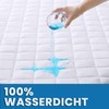 Livessa Quilted Mattress Topper 90 x 200 Waterproof