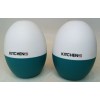 Kitchen HQ 2pack Egg Scrambler and Boiler Bowls- Teal