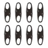 JUNART 8 Pcs Zipper Clip Theft Deterrents,S Shaped Double Opening