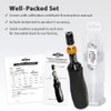 FIRSTINFO H51832 Precision Certified Limited/Limiting Torque Screwdriver with 1/4 Inch