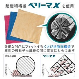 KING A-CCP30-BE Cleaning Cloth, Beige, 11.8 x 11.8 inches (30 x 30 cm), Ultra Fine Fiber, All-Purpose Cloth, Made in Japan, Camera/Lenses/Glasses/Smartphone/LCD Screen