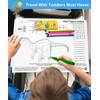 Unbranded 10pcs Airplane Travel Essentials Tray Table Cover Dinosaur Coloring