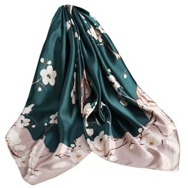 Ecroon Women's Silk Feel Scarf Scarf Women Elegant Silk Scarf Business Silk Scarf Bandana Handkerchief Neck Wrist Headscarves