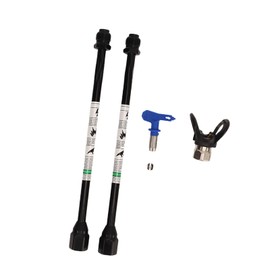 Airless Spraying Tool Extension Pole Rod Spraying Tool, Multifunctional, Black