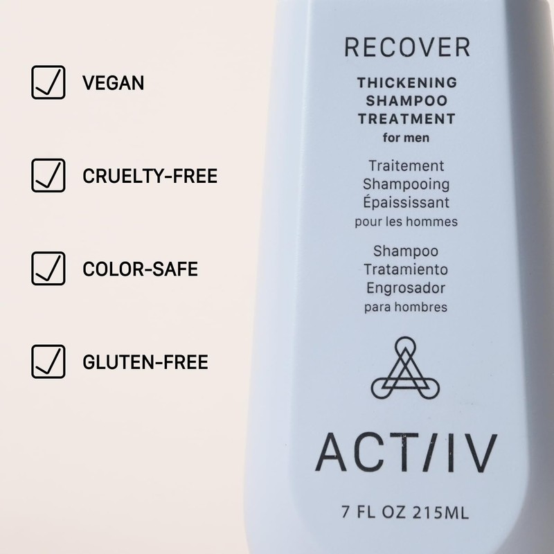ACTIIV Recover Thickening Shampoo Treatment For Men | Supports the