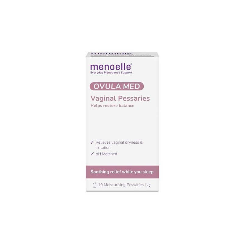 menoelle Ovula MED Vaginal Pessaries (10 Pack) | Boric Acid