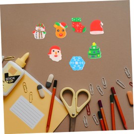 Totority Creative Xmas Erasers for Boys and Girls Fun Christmas Party Favors Stocking Stuffers and Classroom Rewards