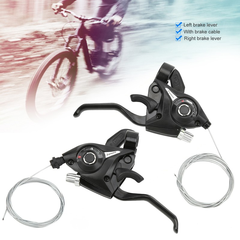 WAKE Bicycle Shifter Brake MTB Road Bike Riding Cycling Disc