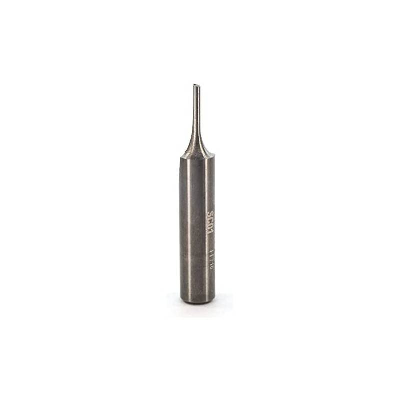 Whiteside SC01 broca recta estándar con carburo sólido de 1/16