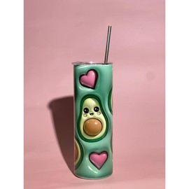 3D Avocado Tumbler