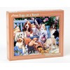 Vermont Christmas Company Dogs on a Bench Jigsaw Puzzle 1000