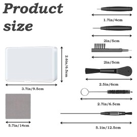 Hearing Aid Cleaning Kit – Complete Set for Cleaning Hearing Aids, Includes Brushes, Wipes, and Accessories