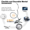 LiFMIRA Clip-on Lamp Reading Light - 5 Color Modes, 10