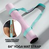 Persoanlized Yoga Mat Strap with Embroiderd Name, Custom Yoga Mat