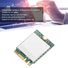 RTL8821CE Card, 2.4G & 5Ghz Wi-Fi+BT4.2 Combination Adapter Network Card, NGFF Interface for HP ProBook 450 G5 PB430G5 Series