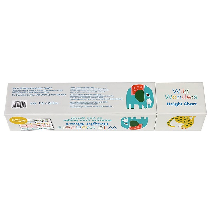 Wild Wonders Height Chart