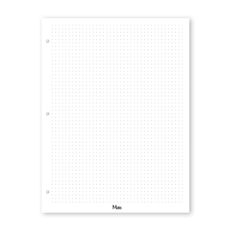 Mate | Hojas Para Carpeta | Carta | 100 Hojas