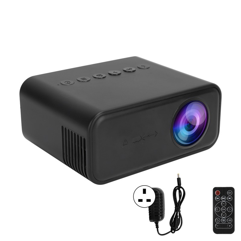 YT500 Mini Projector Portable Movie Projector with Audio and Video/USB/Memory