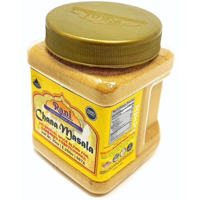 Rani Chana Masala (Garbanzo Curry 15-Spice Blend) 20oz (1.25lbs) 567g