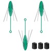 3 Pcs Sputnik Sinker Fishing Weights (2oz-Green)