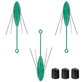 3 Pcs Sputnik Sinker Fishing Weights (2oz-Green)